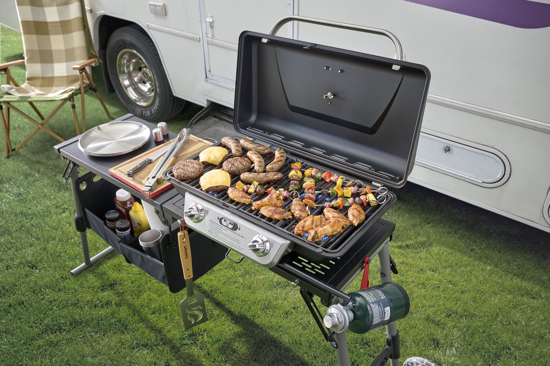 Prep 'N Go Folding Gas Grill - Cuisinart